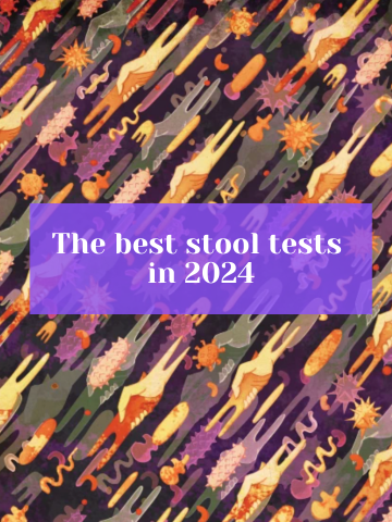 Graphic with text: The best stool tests in 2024