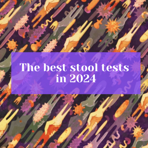 Graphic with text: The best stool tests in 2024